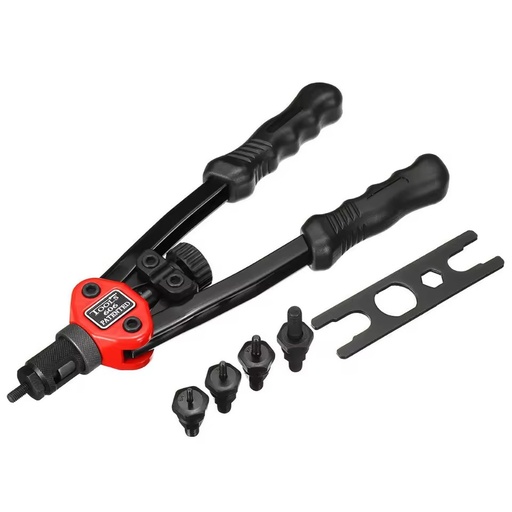 Riveter Gun Tool BT-606 Hand Taded Rivnut Gun 200pcs Flat Head Tad Rivet Nuts M3 M4 M5 M6 M8 Double Handle Rivet Tools