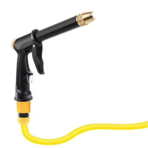 Highpressure Adjustable Water Hose Nozzle Universal Fit Durable Household Watering Garden Multi-functional Car Wash Water Gun
