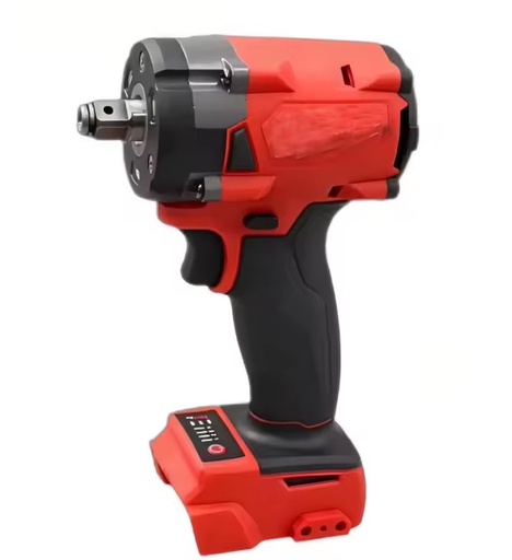 1/2 Inch 1500NM Cordless 18V 600W Multi-Purpose Impact Wrench with LED Light Brushless Motor for Household Use