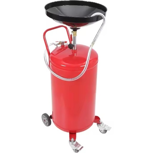 Portable Pneumatic Industrial Fluid Drain Tank Height Adjustable Waste Oil Drainer for Vehicles Portable Vehicle Tool