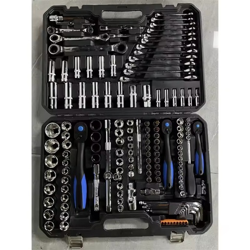 Real Cr-v 151pcs Socket Set Ratchet Wrench Manufacturer Hand Tools Set 1/2 1/4 3/8 Auto Repair Conjunto De Herramientas