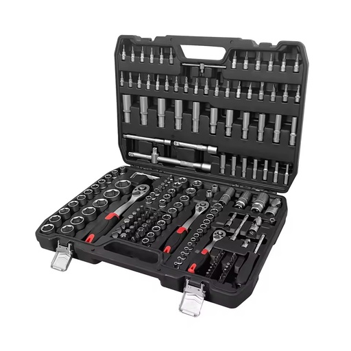 Professional 172PCS 1/2 1/4 3/8 Drive Socket Wrench Set Kit Ratchet Handle Hand Tolsl Set Workshop Garage Box Tools Mechanic