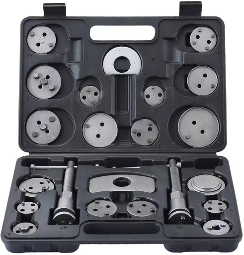 22pcs Universal Caliper Wind Back Tool Kit Disc Brake Caliper Compression Piston Rewind Wind Back Tool Auto Repair Tools