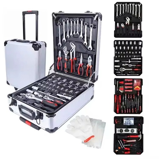 Professional Electrician's Dedicated Multi-Function Hardware Toolbox Full Set Steel Hand Combination Case Use