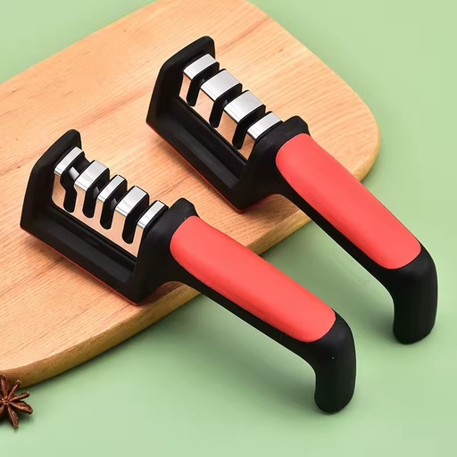 Professional Diamond Knife Sharpener 4-Stage Fast Sharpening Stone Multi-function Hand-held Grinder for Kitchen Tools