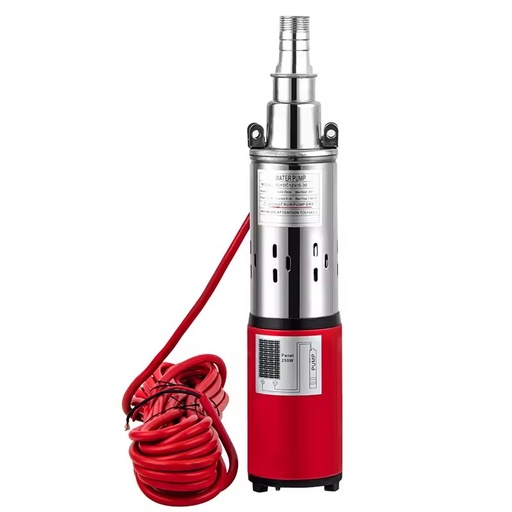 Professional 12V-72V DC Solar Water Pump Stainless Steel High Head Screw Pump 1.5m3/h for Agricultural Irrigation
