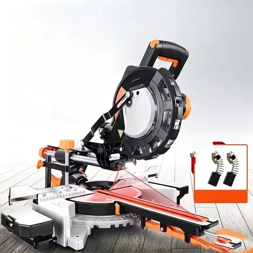 220V High Precision Sliding Compound Miter Saw 8/10/12 Inch Aluminum Alloy Woodworking Bevel Angle Cutting Machine