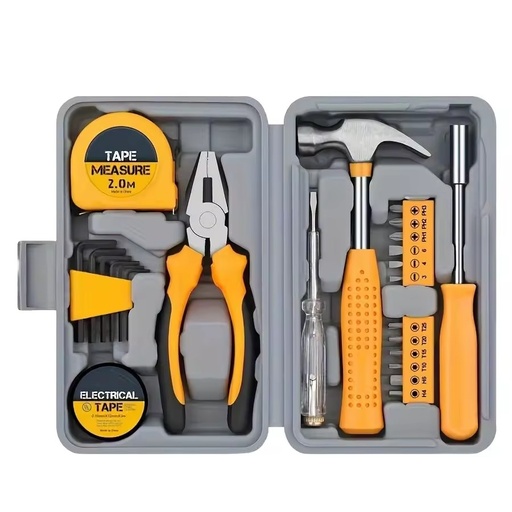 Hand Operated Screwdriver Household Set 24-Piece Stainless Steel Lithium Battery Hard Case Garden Use OEM Available Daily