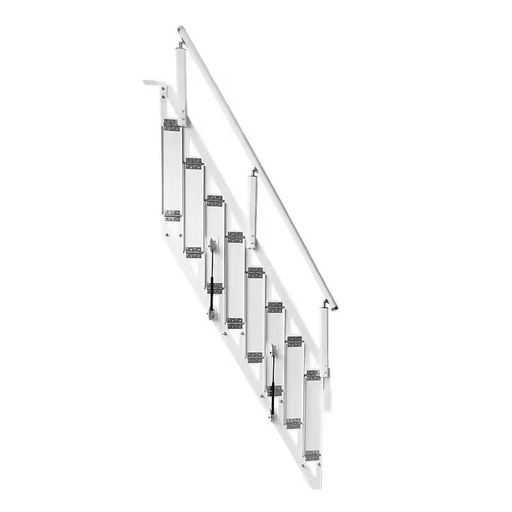 Customized Aluminum Alloy Folding Attic Ladder for Home Use Against the Wall Attic Ladder