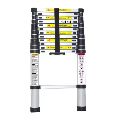 Thickened Aluminum Alloy Single-sided Ladder Household Folding Ladder Portable Multifunctional Telescopic Ladder
