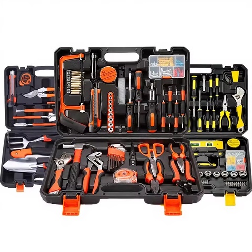 Hardware Tool Set Combination Set Carbon Steel Household Manual Woodworking Toolbox Gift Repair Wholesale