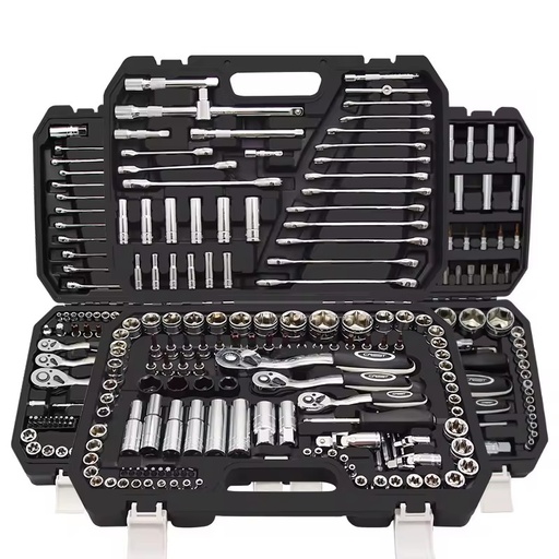 150PCS High Carbon Steel Ratchet Wrench Socket Set with Hard Case for Auto Repair-Hand Operated OEM Tool Box
