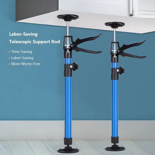 Industrial & DIY Grade Labor-Saving Telescopic Support Rod-Adjustable Cabinet Jack for Wall Cabinet & Ceiling Installation