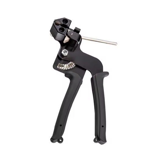 Industrial Grade Stainless Steel Cable Tie Tool & Gun | Heavy Duty DIY Integrated Cutting Function Plastic Handle