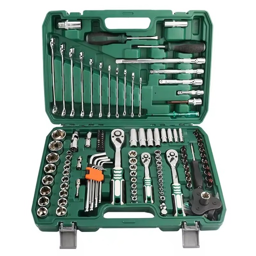 121pcs Automotive Car Repairing Tool Kit Emergency Repairing Hand Combo Kits High Quality CR-V Socket Wrench Tool Set