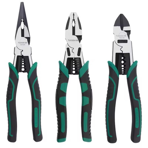 Industrial Grade Multifunctional Wire Pressing Flat Pliers Diagonal Pliers Pointed Nose Pliers