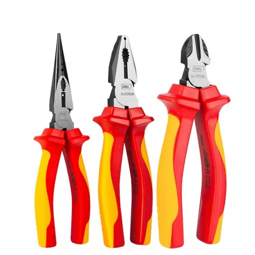 OEM ODM Hand Tools CRV Plier VDE Insulated Combination Pliers Diagonal Cutting Pliers