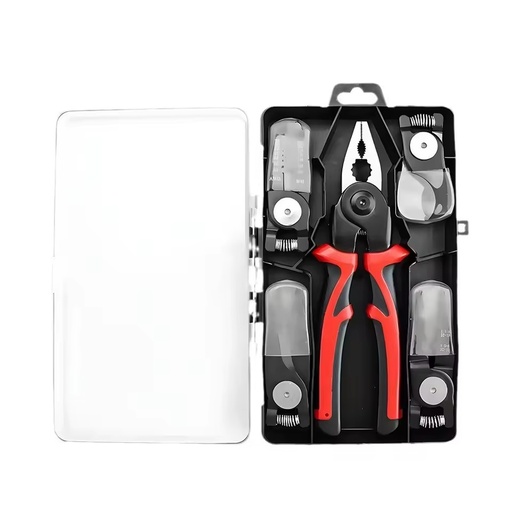 New 5 in 1 Multi-Purpose Pliers Tool Set Long Nose Hand Tools Cutting Plier Set Insulated Electrician Combination Pliers