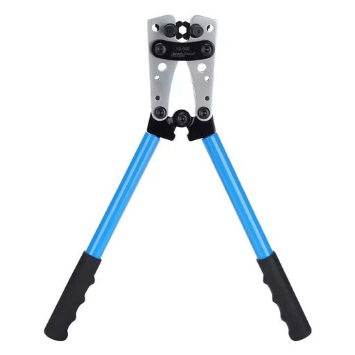 HX-50B Wire Terminal Crimping Tool 6-50mm2 Heavy Duty Cable Lug Crimper Plier Cu/Al Terminal Ratchet (AWG10-1/10)