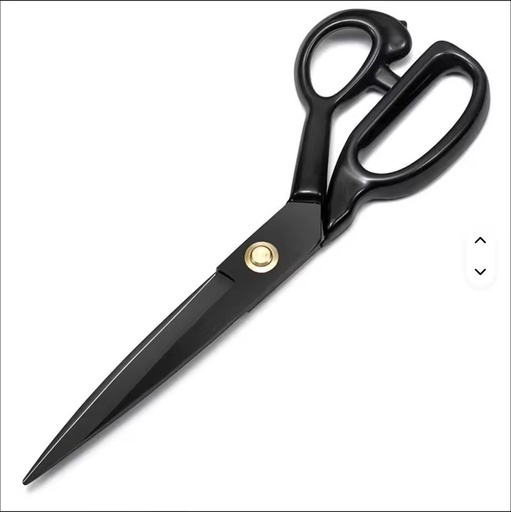 Clothing Household Tailor Scissors Large Long Carbon Steel Smooth Edge 8-12 Inch Black Pro