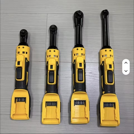 1/2" Portable Cordless Electric Ratchet Wrench 3/8" Brushless Right Angle Battery Power Gear Wrench High Torque Ratchet Handle