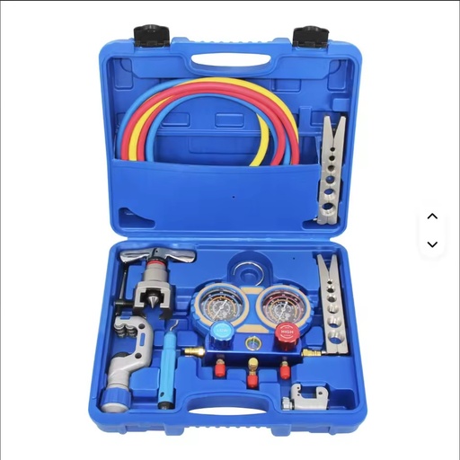 Household Air Conditioner Flare Tool Vacuum Pump Refrigerant Charging Kit AC Repair Tool Set OEM