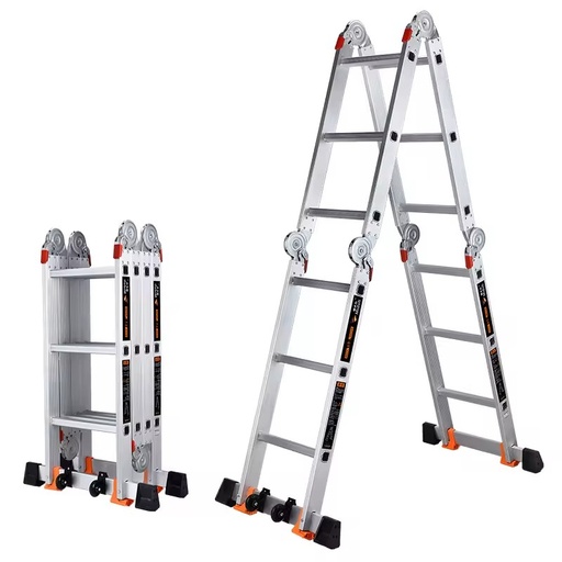 Multifunctional Aluminum Alloy Folding Ladder 4x2 to 4x6 Articulated Extension Ladders