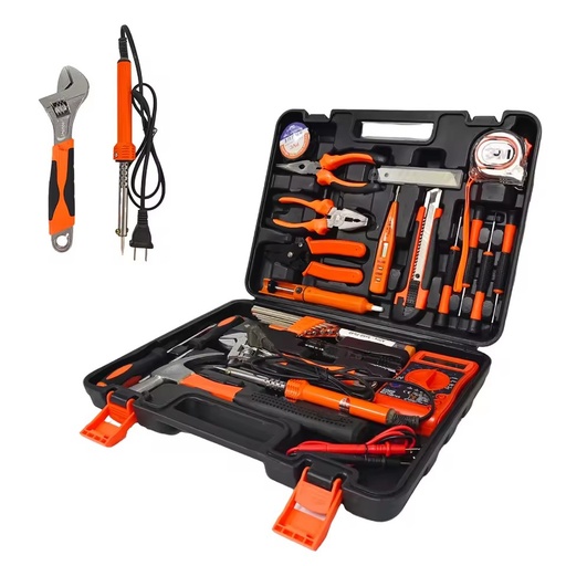 Wholesale Combination Manual Electrician Toolbox Case Packaging Household Hardware Tools Set Repair Tool Set-001