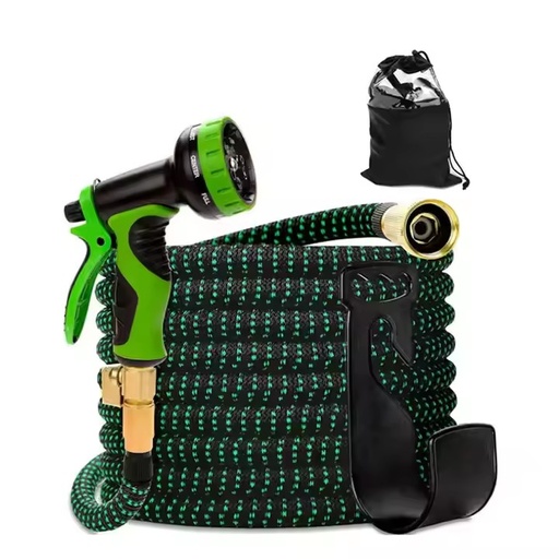 Portable Car Washing Garden Tool Kit Lightweight Retractable High-Pressure Expandable Hose with Flexible Nozzles for Home Use