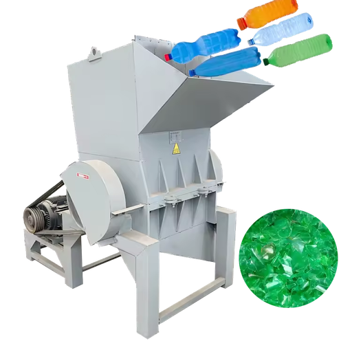 HDPE LDPE PE PVC PP PET Plastic Bottle Crusher Plastic Shredder Machine for Recycling