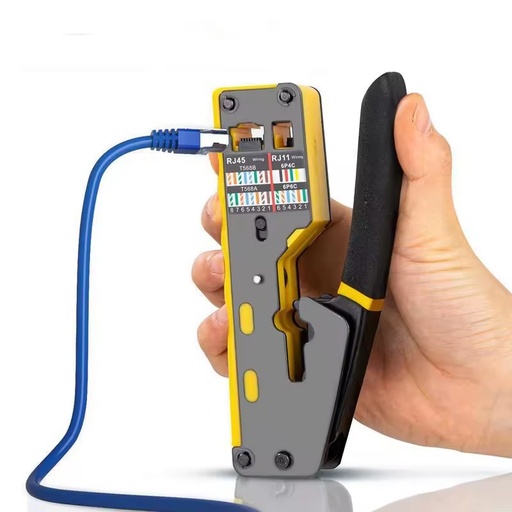 Ethernet Rj 45 Pass Tools Wire Stripper Plier Crimp Network Cable Crimping Rj45 Cat5e Cat6 Crimper