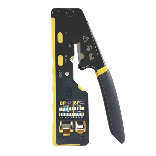 RJ 45 6P 8P Network LAN Cable Easy Tools Crimper Pass Through Pliers RJ11 RJ12 RJ45 Crimping Tool