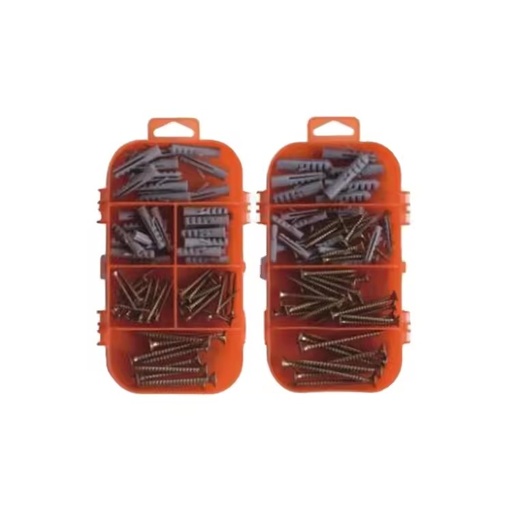 Factory Price Polished High Quality Multi-Purpose Plastic Wall Anchor with Tapping Screw Tool Set