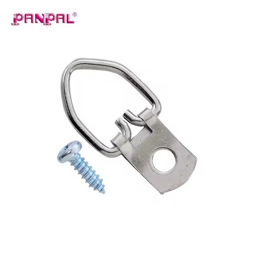Heavy Steel Zinc Plated Duty D Ring Picture Frame Hangers