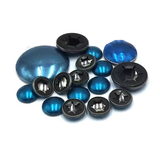 Lot of 100pcs Stainless Steel 65Mn M5/M6/M8/M10-M20 Shaft with Torx Retaining Ring Cover Bearing Clip Washer Torx Clip