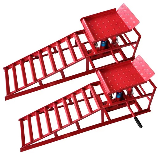 Customized Iron Hydraulic Car Repair Lift Oil Change Maintenance Bracket Ramp Model EW2026