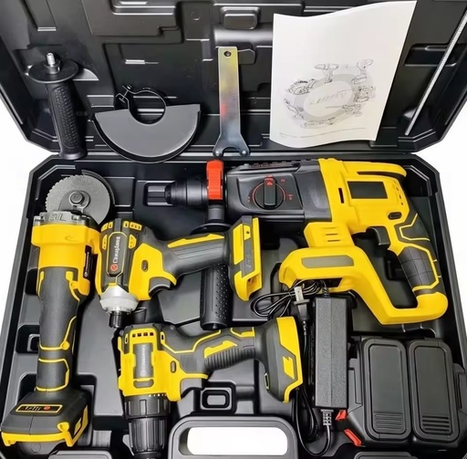 Factory Direct Sale 21v the Best Battery Cordless Electric Drill Power Drilling Machines Brushless Drill Tools Combo Set