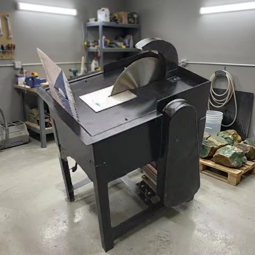 Artificial Jade Gemstone Lapidary Slab Cutting Saw Machine for Jade Agate Amber Efficient Small Stone Water Jet Cutter