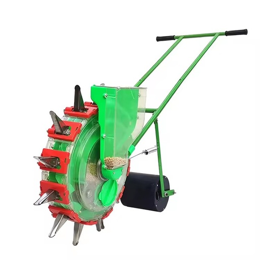Hand Push Agricultural Corn and Soybean Seeder with Fertilizer Spreader Large Particle Seeder