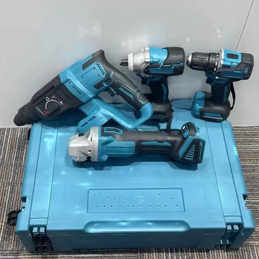 Factory Direct Sale Drills Kit 21v Portable Electric Cordless Brushless Cordless Drill Lithium Battery Power Tools Kit