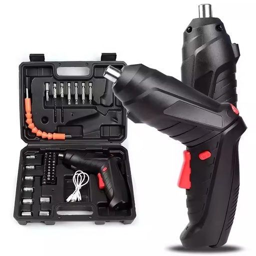 Dual-purpose Lithium Battery Furniture Installation Electric Screwdriver Small Grip Electric Screwdriver Set