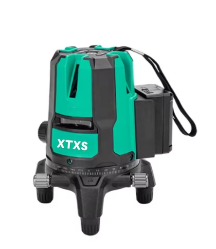 Professional Industrial 360 Rotary Laser Level Green Beam Self Leveling Cross Line Measuring Tool Construction Floor Wall
