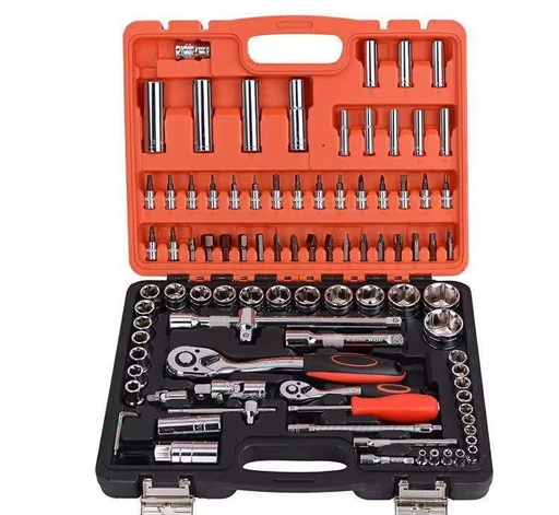 Professional 94 Pcs in Case Socket Wrench Hand Tool Set Maintenance Tools
