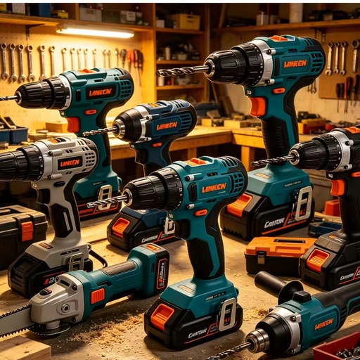 Multi Functional Lithium Electric Hand Drill Handheld Household Electric Screwdriver Charging Drill Set