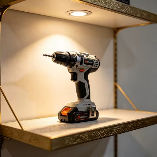 Cordless Brushless Impact Driver 18V Batteries and Charger Power Drill Kit Tools 1/2 in Cordless Tool Set Lithium Cordless Drill
