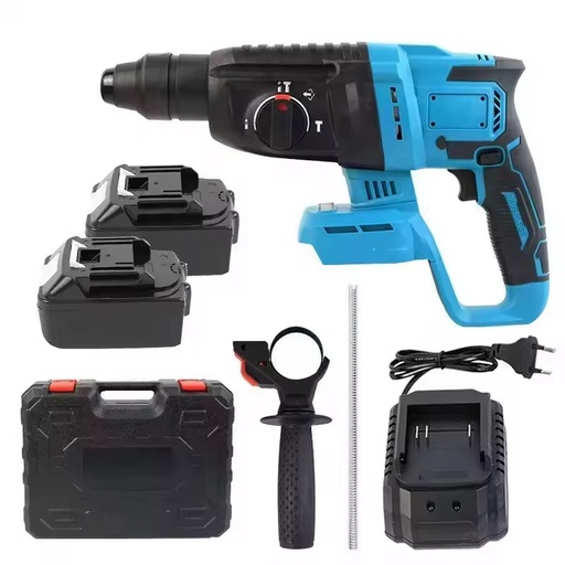 CAMPEGGI DMG2056 Industrial-Grade Four-Pit Lithium-Ion Brushless Electric Hammer Drill with 3+ Speeds