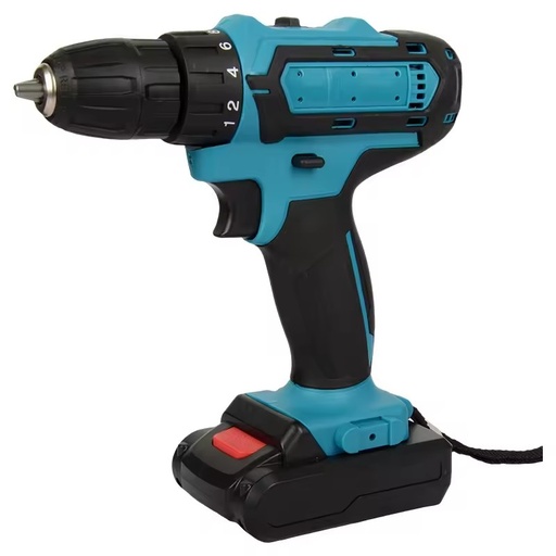 Dual-Speed Lithium Electric Cordless Impact Drill Screwdriver Multi-Function Cross-Border Variable Speed Drill Keyless OEM