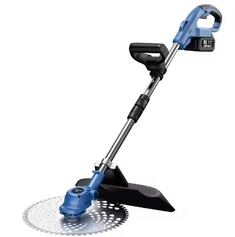 21V Wireless Tools Cordless Lawn Mower Trimmer 480W Lithium Rechargeable Telescopic Handle Flat Blade Garden Cutting Tool OEM