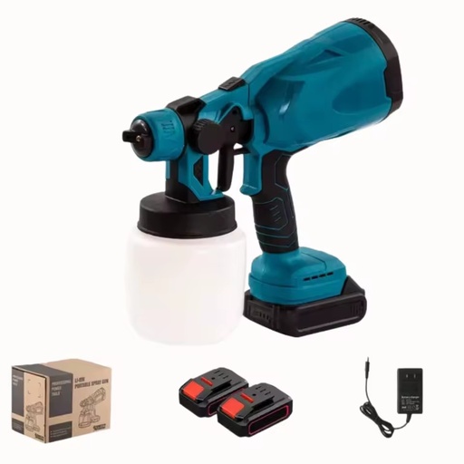 Portable Mini Spray Gun 550W Brushless Motor High Pressure 3000 PSI 800ml Cup Rechargeable Battery DIY Industrial Use 1 Year