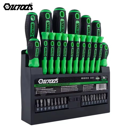 Qixin Manufacturer Custom Insulated Hand Tool 36PCS Professional Screwdriver Bits Set With Ratchet